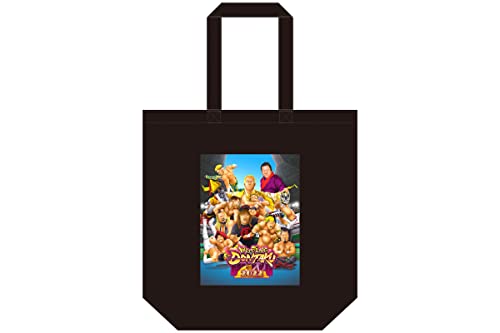 新日本プロレスリング トートバッグ WRESTLING DONTAKU 2022 大会記念 4304062210 ブラック サイズ:約360×370×110mm/持ち手:約25×560mmのサムネイル