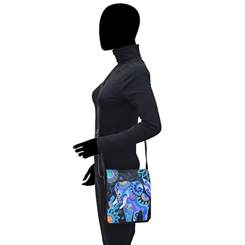 Anna by Anuschka Hand Painted Women’s Genuine Leather Large Flap Crossbody4