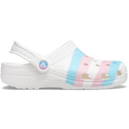 Image of Crocs Unisex Men's and Women's Classic Graphic Clog, Multi, 7 US