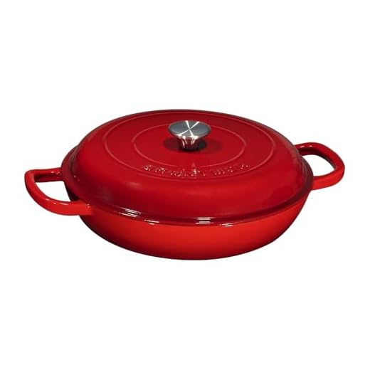 Bruntmor 3.8 Quart Cast Iron Dutch Oven