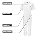 ACTIVE UNIFORMS Coveralls Workwear Men Short Sleeve Coveralls, White (X-Large)