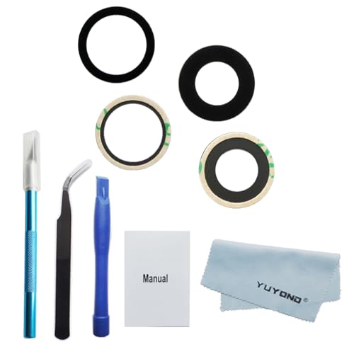 Vidrio original de cámara trasera iPhone 16 kit de reparación con herramientas y lentes