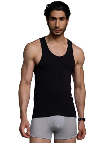 Image of Modern Crew Men's Glide Vests | Luxurious Bamboo-Cotton Vest | Regular Fit | Pack of 1