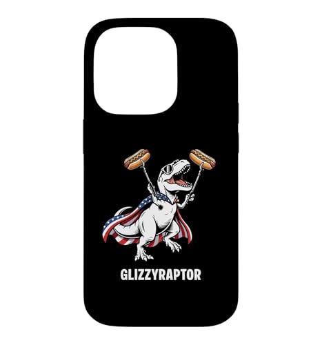 Funny T-Rex Glizzyraptor Glizzy T-Rex Patriotic USA �z�b�g�h�b�O �X�}�z�P�[�X iPhone 14 Pro �p