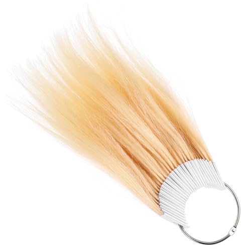 MERRYHAPY 30 pièces Nuancier Couleur Cheveux Véritables Mèches Naturelles pour Test Teinture et Coiffure Échantillons Professionnels pour Coloration et Décoloration pour Stylistes et