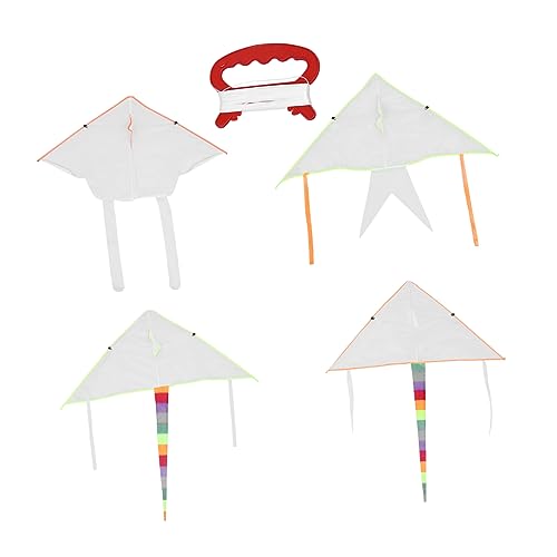4 Sets Graffiti Kite toy's for Kids boy Kids Toys Kites for Kids Ages 4-8 paintable Kite Blank Kites for Adults Blank Painting Kite for Kids Kite DIY Making Kit DIY Kids Kite