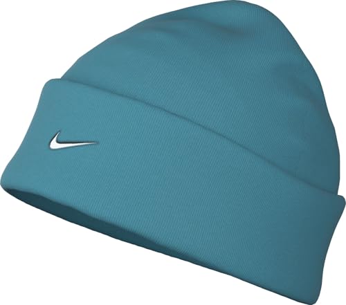 Nike FB6492-367 K NK Peak Beanie SC SWSH Berretto Unisex Bambino Teal Nebula/White Taglia 1SIZE