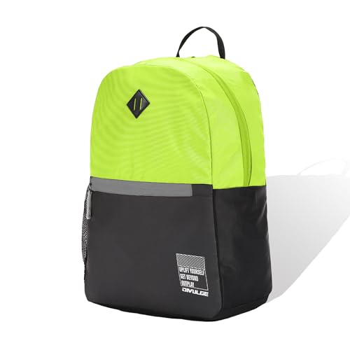 Image of DIVULGE Coral 24 Liters Large Neon Casual Backpack with Laptop sleeve, Front Pocket and Water Bottle Pouch (Neon)