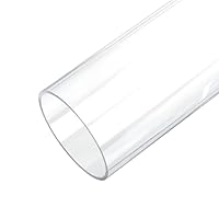 OLYCRAFT Rundrohr Aus Acryl 56mm Innendurchmesser X 60mm Außendurchmesser X 305mm Durchmesser Transparent Starr Aus Acryl Transparent Für DIY Projekte Für Wasserkühlungssysteme Lampen Und Zubehör