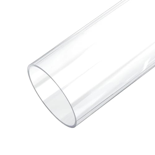 OLYCRAFT Rundrohr Aus Acryl 56mm Innendurchmesser X 60mm Außendurchmesser X 305mm Durchmesser Transparent Starr Aus Acryl Transparent Für DIY Projekte Für Wasserkühlungssysteme Lampen Und Zubehör