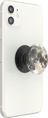 PopSockets 800454 PopGrip - Suporte expansível e aderência com parte superior intercambiável - Lua
