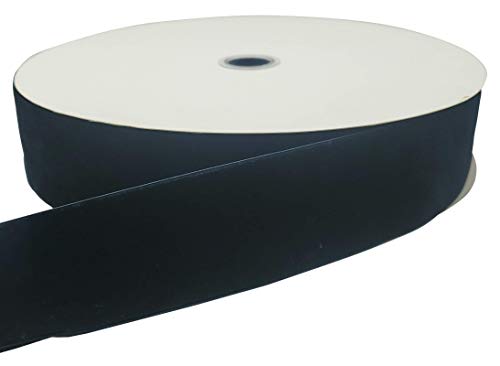Image of 10 Yards Velvet Ribbon Spool (Navy, 2 inch)