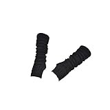 GBBO para Mujer de Lana de ganchillo sin dedos calentadores de brazo con Agujero para el pulgar Super Larga guantes de Clima frío de invierno manoplas