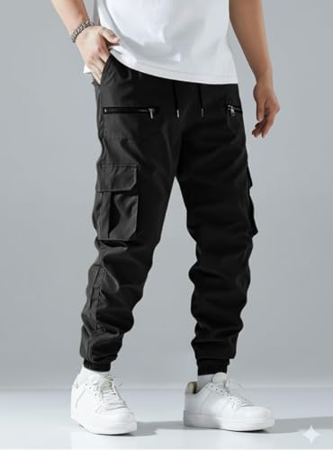 Image of INKKR Men Cargo || Men Zipper Cargo Pants Cotton ||