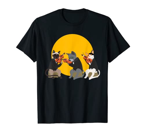 Geiger Cat Musicians - Violinista Camiseta
