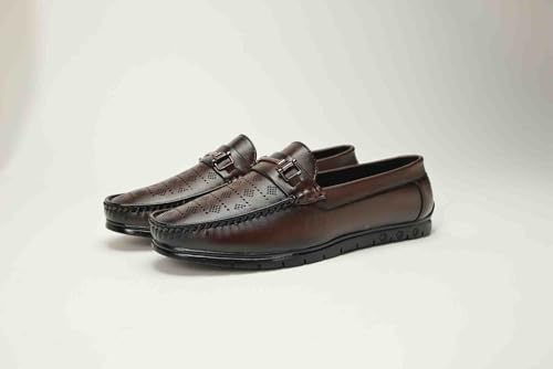 Image of Classic Driving Loafer, Full-Grain Leather, Slip-On, Perforated, Non-Slip Sole, Men's