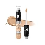 IT Cosmetics Bye Bye Dark Spots Under Eye Concealer + Serum - Medium Coverage Concealer Makeup & Under Eye Brightener with a Natural Finish - Layers Under or Over Makeup - Light Neutral 22 (6.7 ml)
