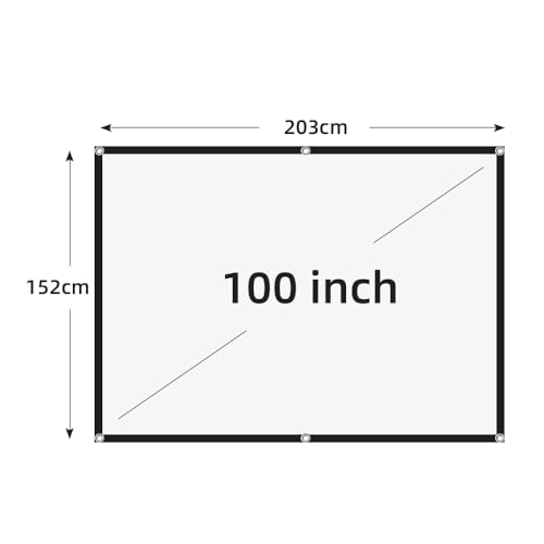 Pantalla plegable portátil 100 pulgadas 4:3 miniatura 2