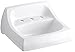 KOHLER K-2006-7 Kingston Wall-Mount Bathroom Sink, Black Black