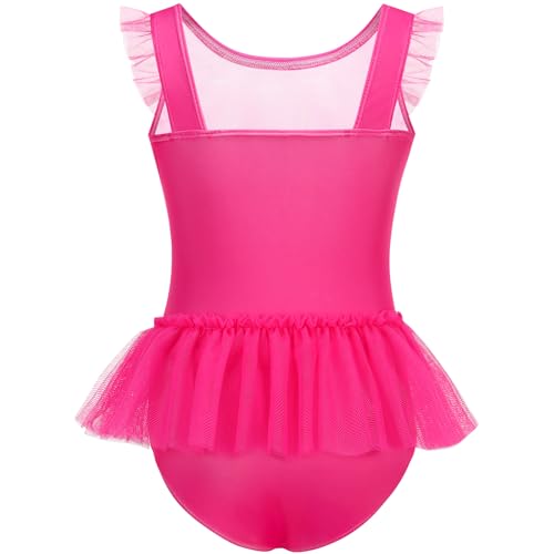 Image of Girls One Piece Swimsuit Colorful Mermaid Bathing Suits Cute Kids Princess Beach Swimwear 2-10 Years