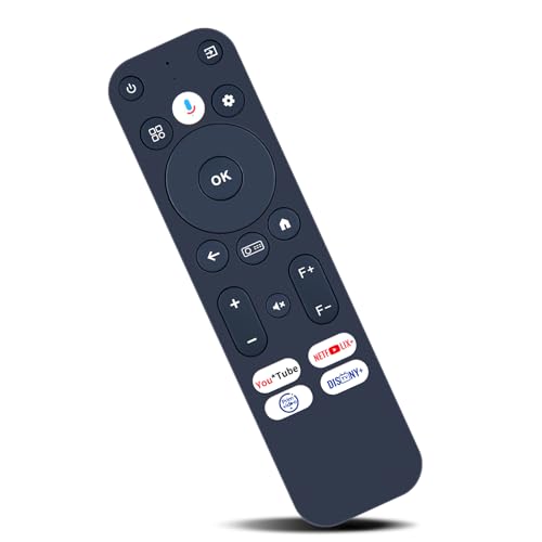 Image of ZWP Replacement Voice Remote Control Compatible for WANBO Mozart 1 Pro/M1 PRO, ETOE E3 PRO/Whale Pro Smart Projector, for ZCGIOBN, Nova C40 Poseidon E40 Projector