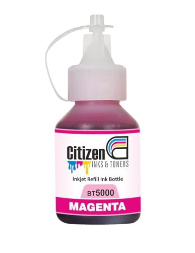 Image of BT5000 Refill Ink Bottle | Compatible with Brother Printers - DCP-T220, DCP-T226, DCP-T420W, DCP-T426W, DCP-T520W, DCP-T525W | High Print Quality | Leak-Proof (Magenta)