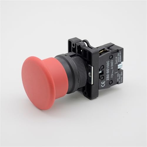 Bouton poussoir champignon XB2-EC42 commutateur normalement ouvert automatique NO