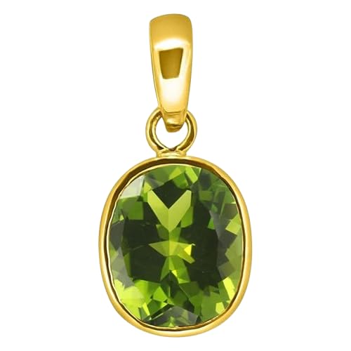 Péridot en vrac 4,25 Ratti, pierre naturelle de 4 carats pour pendentif