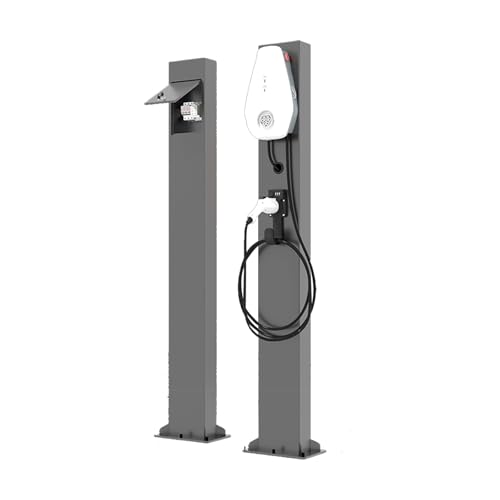 Amazon.co.jp: EV 充電器台座屋外、充電器台座ベース、電気自動車充電