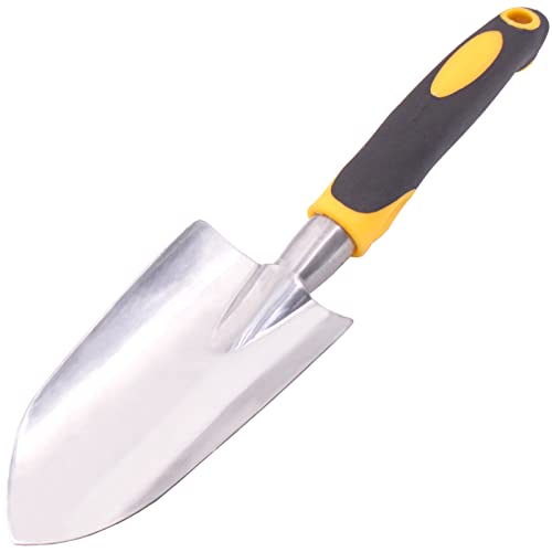Hand Shovel For Gardening, Mini Hand Trowel Potting Trowel Garden Tool, Cast Aluminum Heavy Duty Garden Hand Shovel Gardening Tool For Digging Planting #TOP8