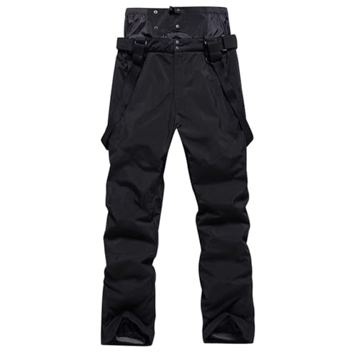 Pantalon de ski femme noir XXL coupe-vent et chaud imperméable