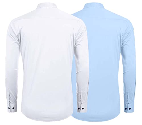 Image of Zombom Men's Regular Fit Cotton Blend Printed Full Sleeve Casual Shirts