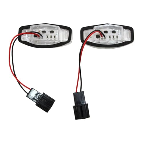 Luces traseras para matrícula en viajes nocturnos de Accord