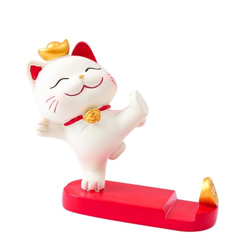 Support de téléphone en forme de chat pour éviter les chutes sur table