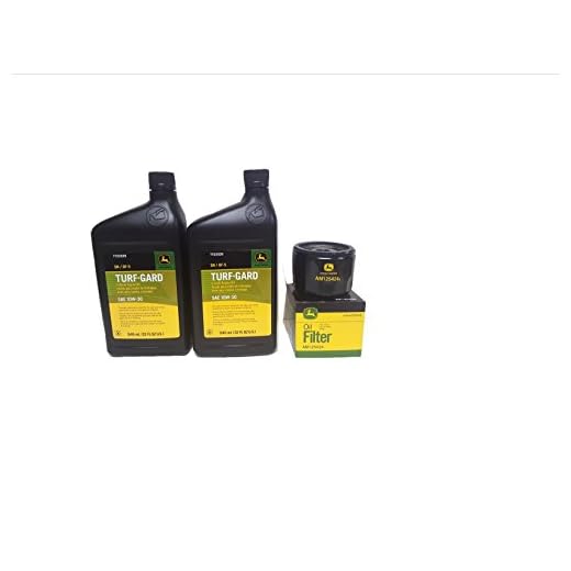 John Deere Turf-Gard Oil and Filter Set