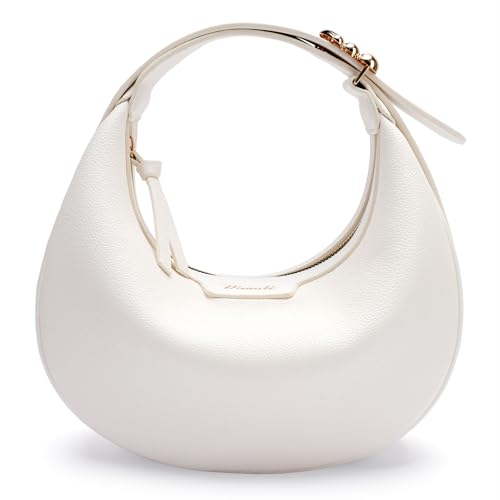 Image of Crescent Shoulder Bag for Women, Small Vegan Leather Crossbody Purse Hobo Handbag with Adjustable Strap for Travel