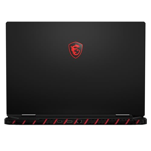 MSI Raider 18 HX AI 18" 120Hz UHD+ Gaming Laptop: Intel Core U9-285HX, NVIDIA Geforce RTX 5090, 64GB DDR5, 2TB NVMe SSD, Thunderbolt 5, Wi-Fi 7, Win 11 Pro: Black A2XWJG-069US - Notebook - Immagine 3