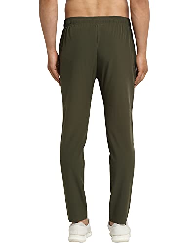 Image of Invincible Men's Athleisure Gym Wear Running Workout Training Fitted Track Pants