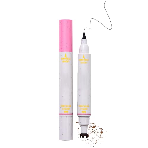 Lápiz – Waterproof 2 En 1 Eyeliner & Sellos | Crea Falsas Naturales | Maquillaje De Larga Duración, Resistente Al Sudor | Para Mujeres & Niñas, Rostro Creativo