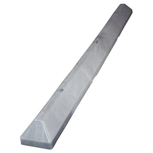 6' Recycled Plastic Commercial Parking Block