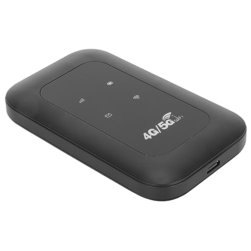 Image of Vikye 4G WiFi Router, Micro SIM Card Slot, 150Mbps High Speed, Up to 8 Users, 2100mAh Battery, Portable Size, for Laptop Phone Computer, Supports Desktop (Asia