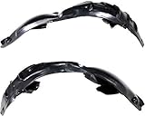 Garage-Pro Set of 2 Fender Liner For 2009-2012 Audi A4 Quattro Front Driver and Passenger Side Inner w/S-Line Pkg MAT: PE OEM: PET