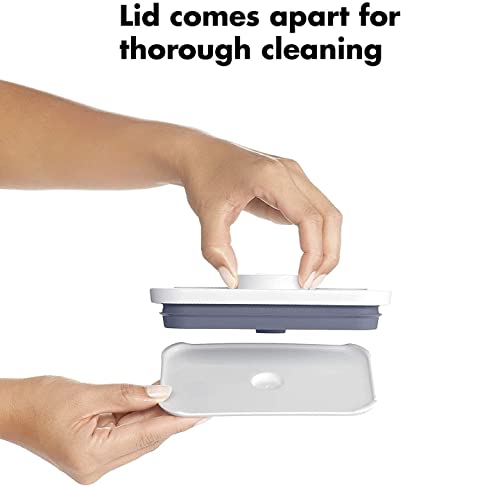 OXO Good Grips POP Container 2.8-Quart Square Airtight Food Storage for Sugar and More (Set of 4) - Image 6