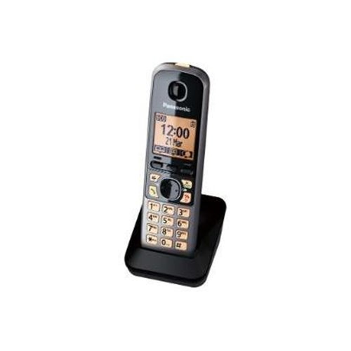 Panasonic KX-TGA671EXB Mobilteil für Panasonic KX-TG67xx Serie inkl. Ladeschale scwarz