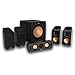 Klipsch Reference Cinema System, Black, Bundle with Onkyo TX-RZ30 170W 9.2-Channel 8K 4K Network AV Receiver