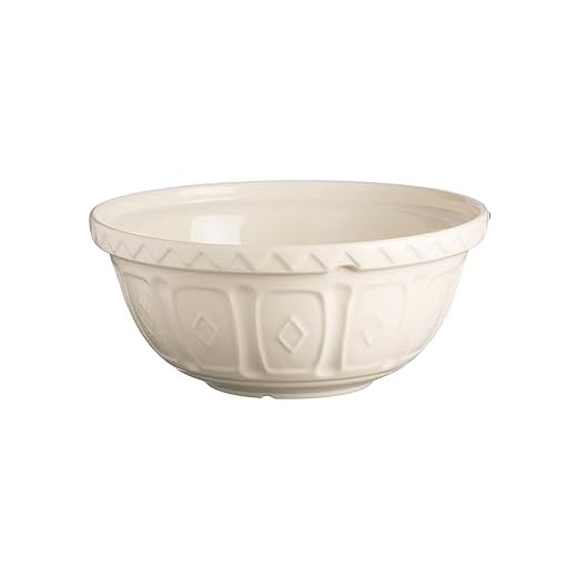 Mason Cash Colour Cream S18 Chip Resistant Earthenware 26cm Mixing Bowl, Stoneware, 2.7 Litre/26 cm