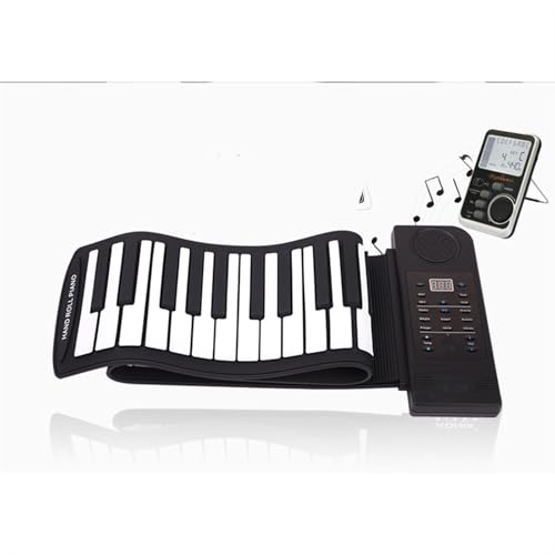 XNZJHPP Clavier électronique Anglais 61 Touches, Piano roulé à la Main, en Silicone épais, Portable, Clavier électronique pour Adulte - Les Beatles, Paul McCartney, John Lennon, RIngo Starr, George Harrison XNZJHPP Clavier électronique Anglais 61 Touches, Piano roulé à la Main, en Silicone épais, Portable, Clavier électronique pour Adulte – Image 3