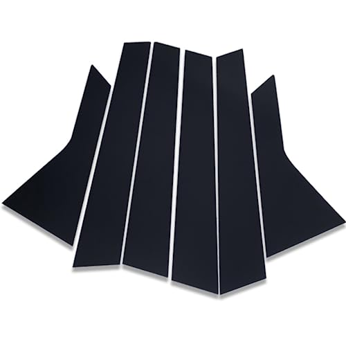 Embellecedores negro piano para ventana de Kia Sportage 2017-2022 con brillo espejo