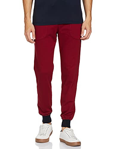 Amazon Brand – Symbol Men’S Regular Lounge Pants (Trk-02_Port Maroon_2Xl)