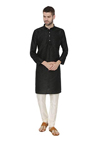 WINTAGE Men's Matka Silk Linen Festive and Casual Kurta Pyjama -2 Colors